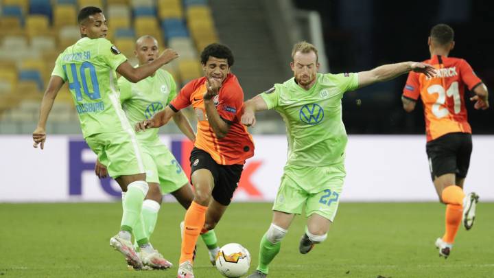 Shakhtar - Wolfsburgo en directo: octavos de final Europa League hoy, en vivo