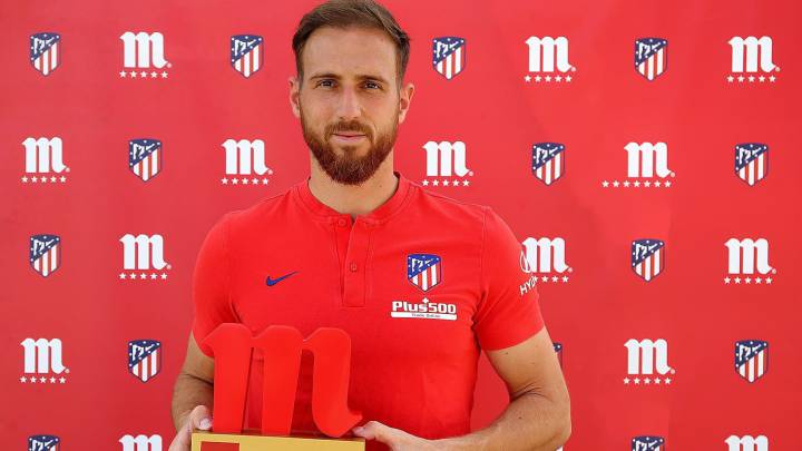 Oblak, reconocido como jugador de la temporada por la afición.