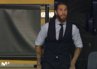 El gesto de Ramos en la grada cuando vio el 2-1: las apps de GIFs echando humo...