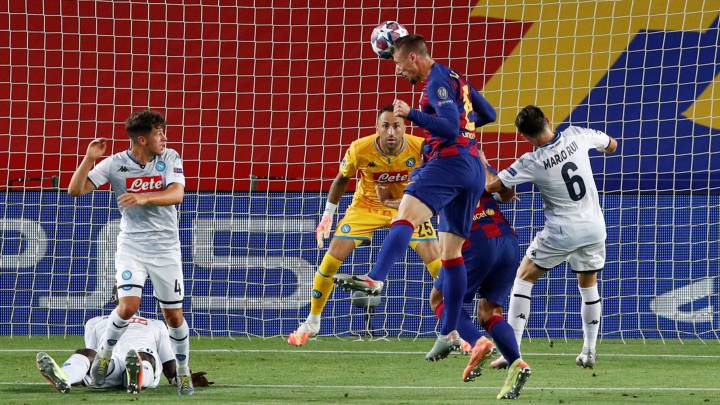 El 1-0 de Lenglet.