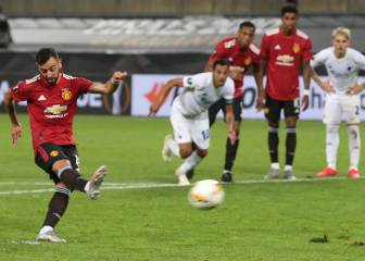 El United sufre pero otro gol de Bruno clasifica a los diablos rojos