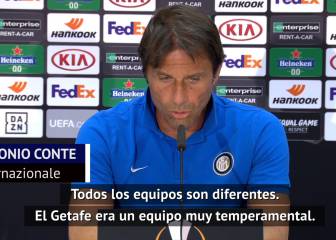 Conte y suelta esto sobre el Getafe en conferencia