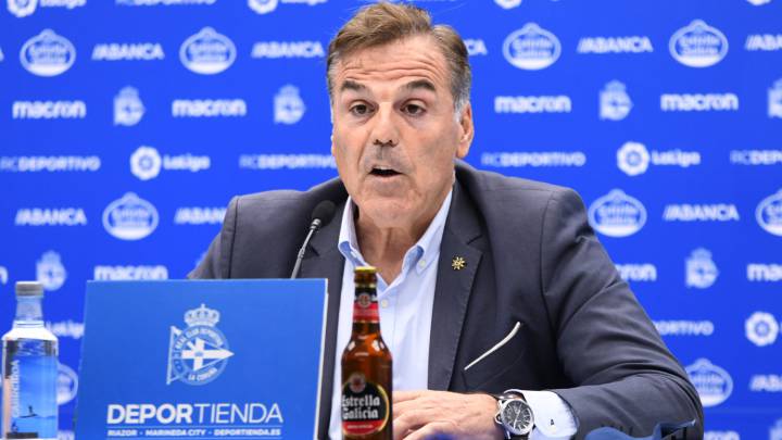 Fernando Vidal, presidente del Deportivo.