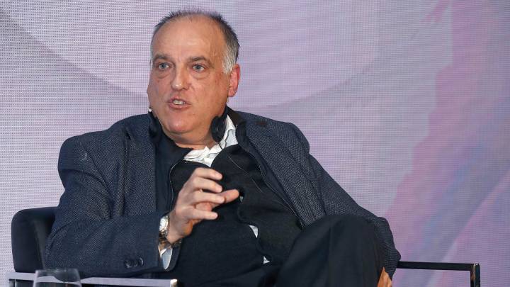 Tebas, en un acto de LaLiga.