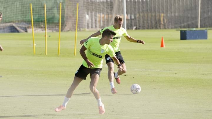 El Málaga está pendiente de Munir, Keidi, Cristian, Escassi y Dani Barrio