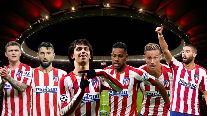 Trippier, Felipe, João Félix, Lodi, Llorente y Carrasco.
