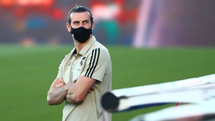 Gareth Bale, en uno de los últimos partidos ligueros que el Madrid jugó en Valdebebas. El galés sigue contando con el apoyo de su seleccionador, Ryan Giggs.