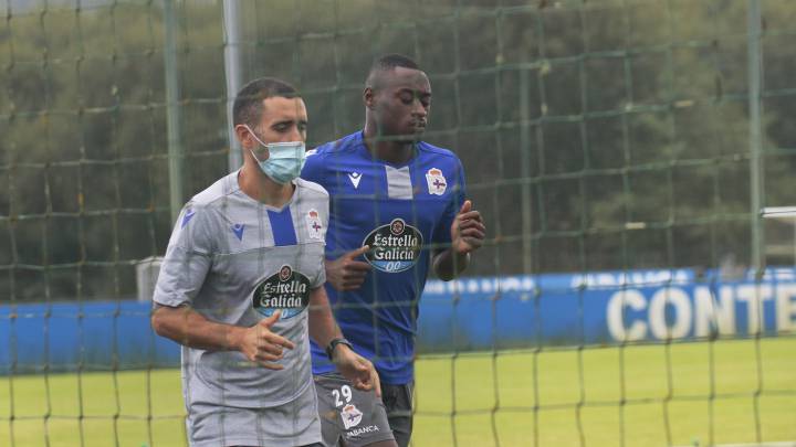 Mujaid con el Deportivo