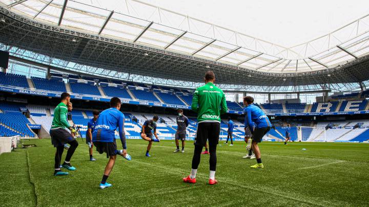 13/06/20 ENTRENAMIENTO DE LA REAL SOCIEDAD GRUPO ENVIADOALFONSOHERRAN