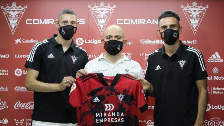 Jirka e Iván Martín, rapidez y talento al servicio del Mirandés