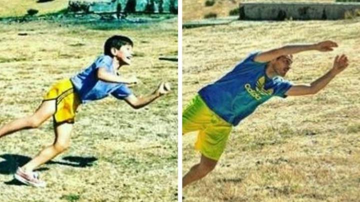 Casillas, la misma foto 30 años después
