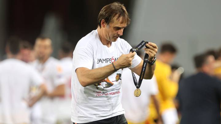 Lopetegui: "Ocampos es pura pasión, no sabe ir al 99%"