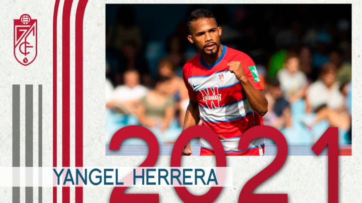 Yangel Herrera estará un curso más en Granada como cedido.