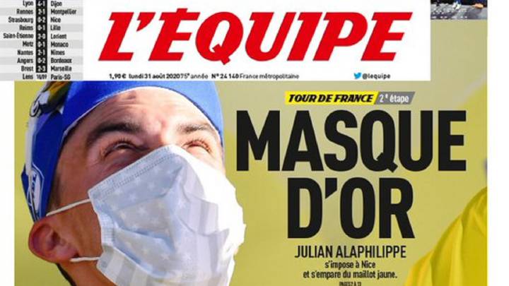 Aulas carga contra L'Equipe por dar la portada a Alaphilippe