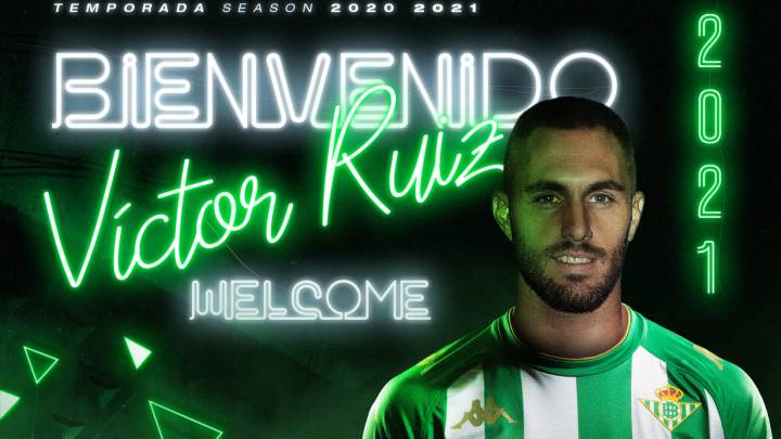El central Víctor Ruiz firma con
el Betis por una temporada