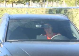 Lucas entró casi derrapando a toda velocidad a Valdebebas
