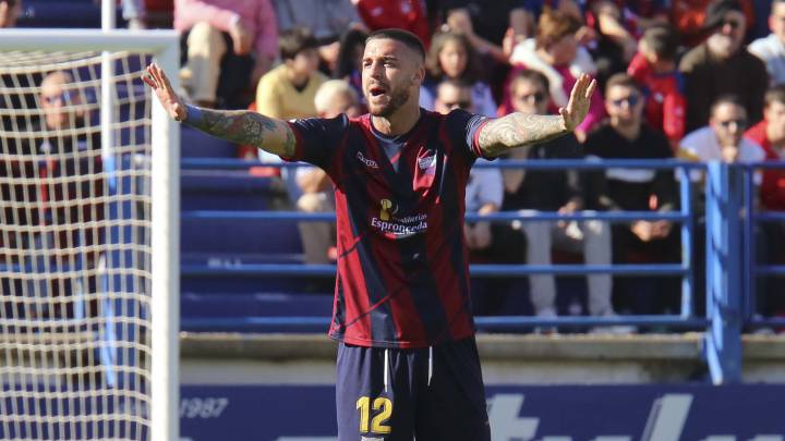 Borja Granero con el Extremadura