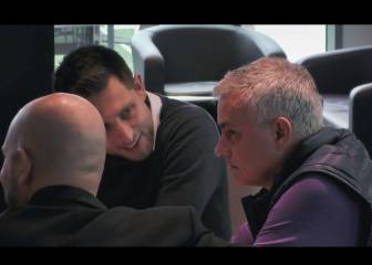 Así prepara Mourinho las ruedas de prensa con su staff