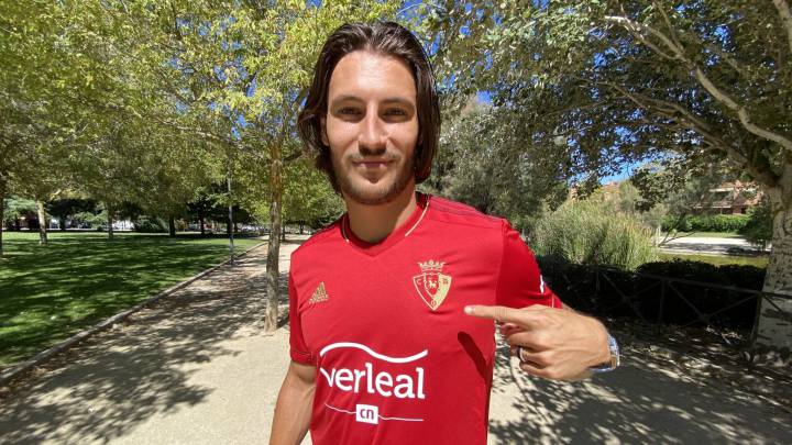 Juan Cruz, deseando estrenarse con Osasuna