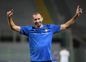 Chiellini, suplente por la mala vista de Mancini: