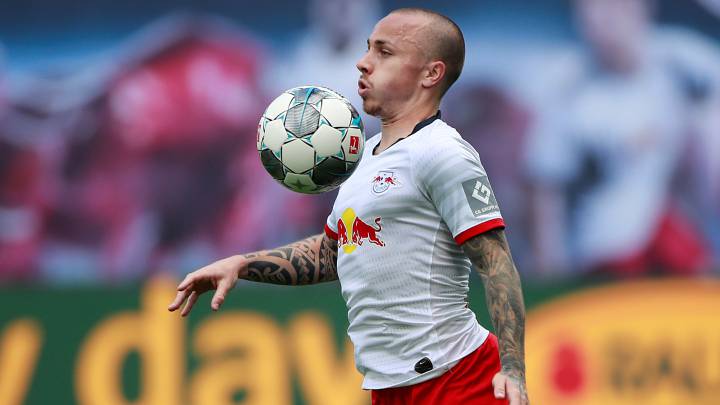 Angeliño con el RB Leipzig
