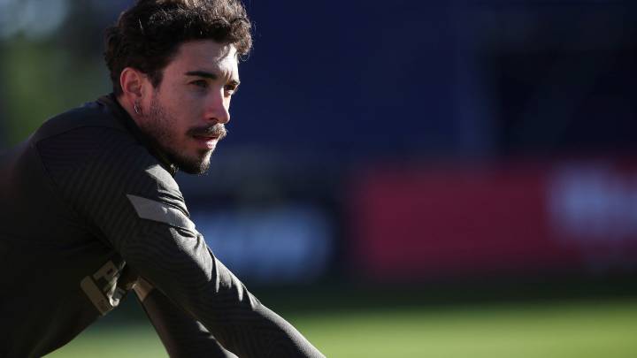 Vrsaljko entrenando con el Atlético