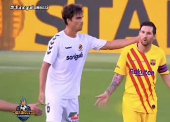 La bronca de Messi con un rival en el amistoso: