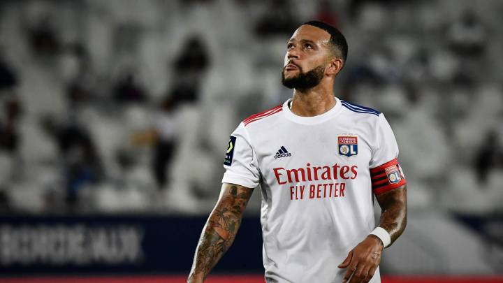 Memphis Depay, del Olympique Lyonnais.