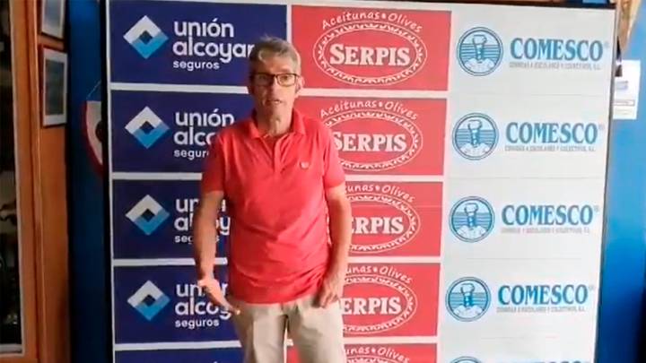 Serrano deja la presidencia del Alcoyano tras once años de mandato