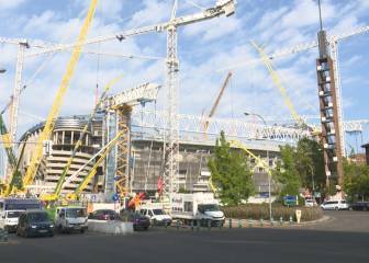 La fachada del Bernabéu va teniendo forma
