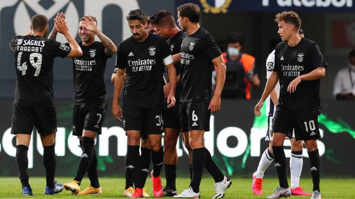 Grimaldo y Everton se apuntan a la fiesta goleadora del Benfica