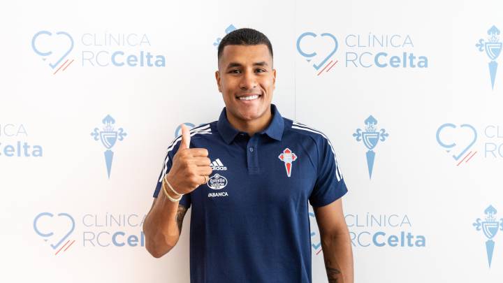 Jeison Murillo sonríe tras superar el reconocimiento médico para regresar al Celta.