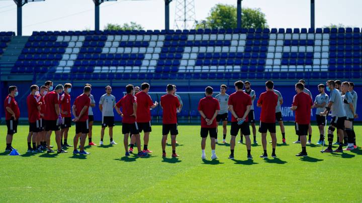 El Real Valladolid implementa los entrenamientos 'a vista de dron'
