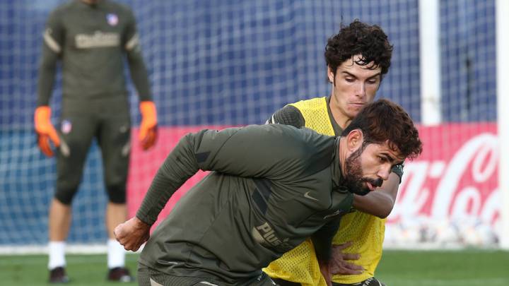 El Atlético se sigue entrenando con relativa normalidad
