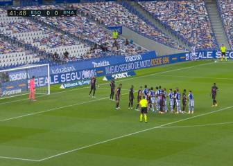 El chocante córner de la Real que dejó tan colapsado al Madrid que casi acaba en gol