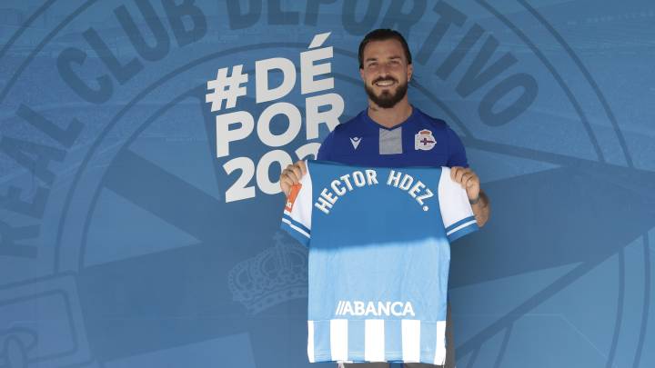 Héctor Hernández ha firmado dos años con el Deportivo.