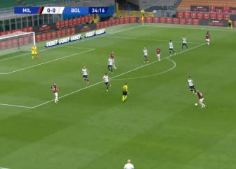 La combinación Theo-Zlatan que hizo sufrir al Bologna de Medel