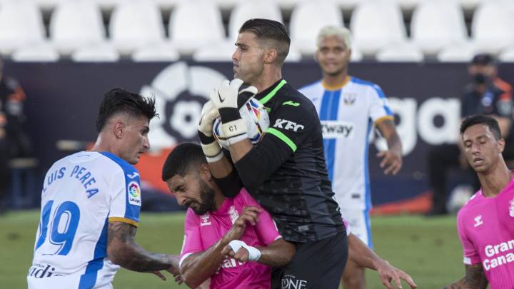 Cuéllar, baja con el Leganés 2 ó 3 semanas por lesión muscular