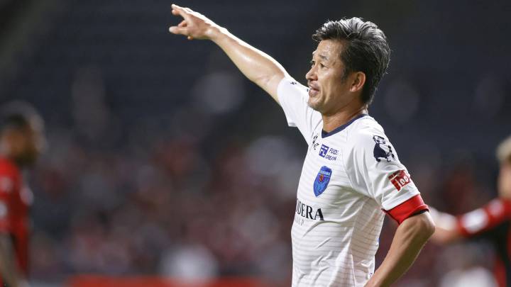 Miura, el jugador más longevo en la historia del fútbol
