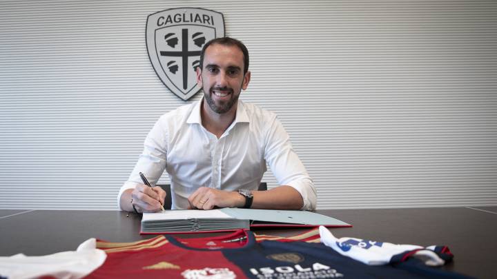 Godin ya es jugador del Cagliari, por tres temporadas.