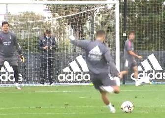 Este es el Hazard que espera el madridismo: botres verdes con esto que hizo en el entreno