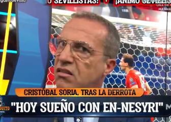 Soria explota contra En Nesyri: Atentos cómo se va calentando