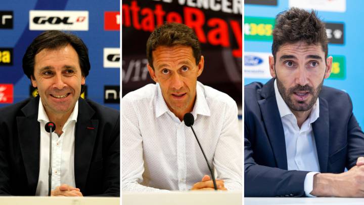 Felipe, Planes y Cobeño, últimos directores deportivos del Rayo.