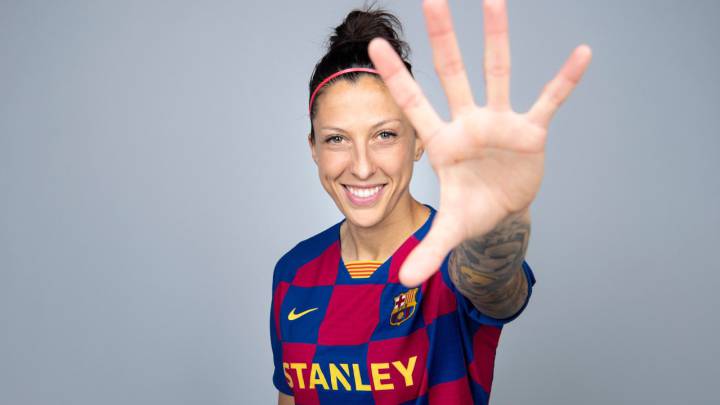 Jenni Hermoso, delantera del Barcelona.