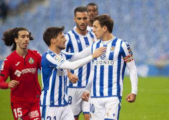 La Real Sociedad pasa por encima del Getafe