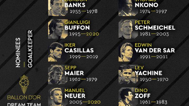 Casillas, Ramos y Marcelo optan al Balón de Oro Dream Team