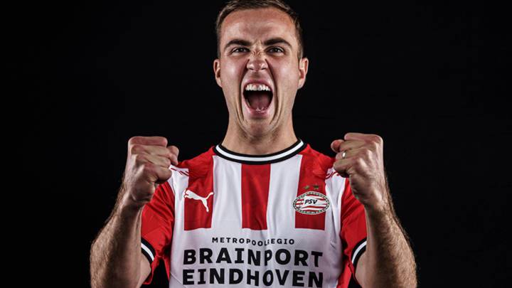 Götze en el PSV.