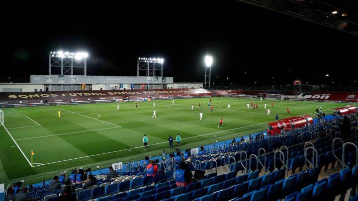 Estadio Alfredo Di Stéfano durante el España-Suiza.