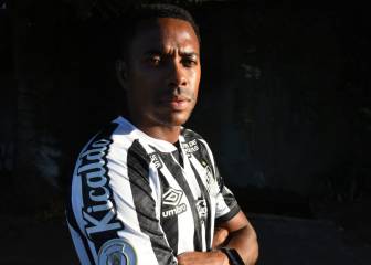 Robinho crea un problema al Santos nada más llegar