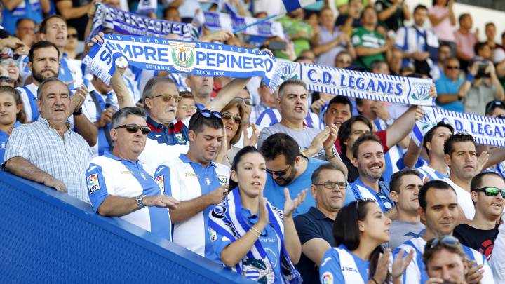 Las peñas del Leganés piden a LaLiga otro horario ante el Zaragoza